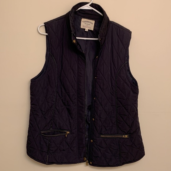 Blue quilted vest - Picture 16 of 16